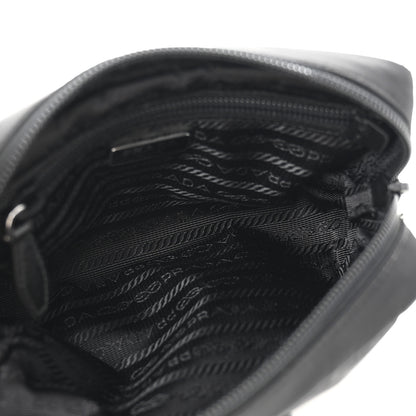 Prada Re-Nylon Vela Saffiano Wristlet Black 5 of 9