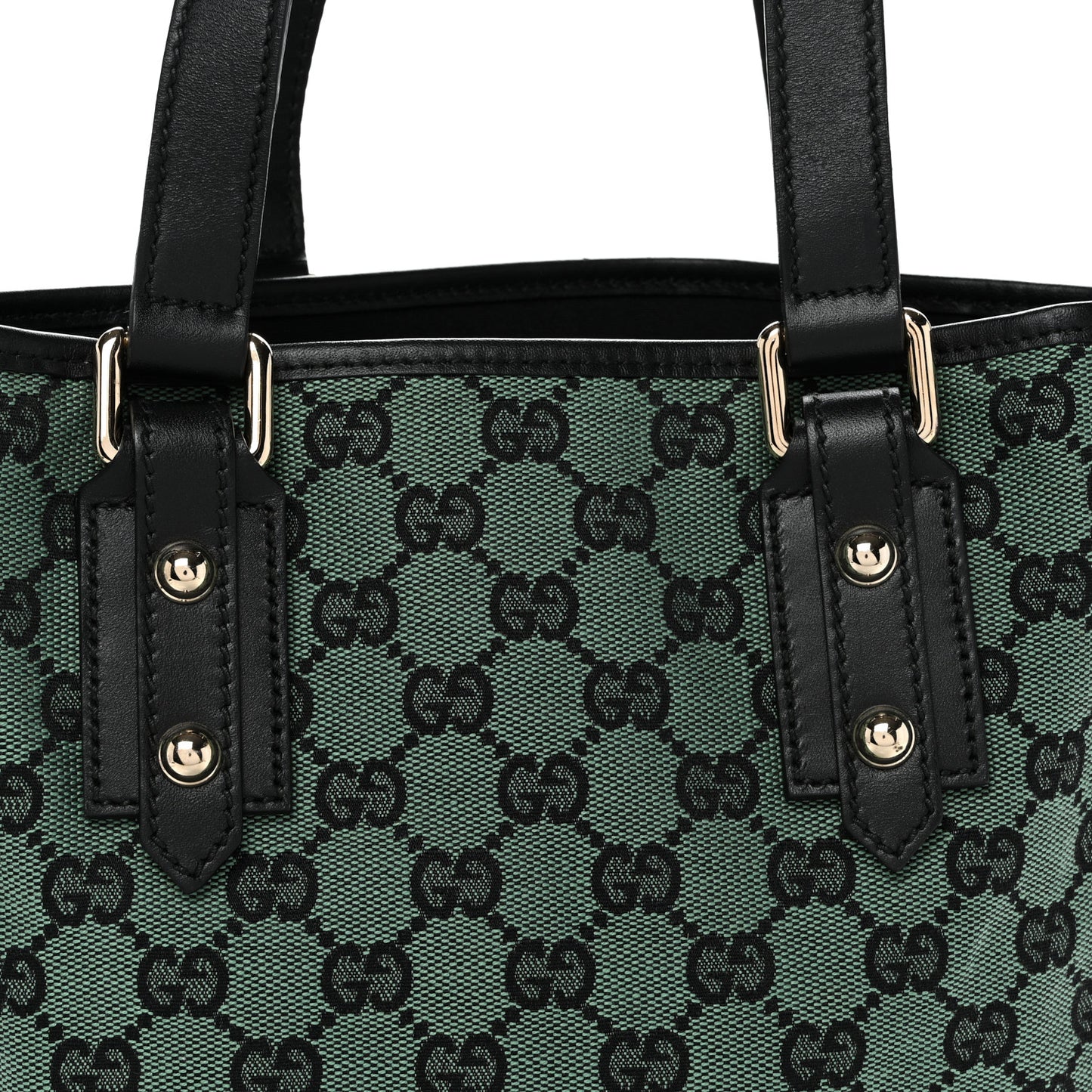 Monogram Tote Bag Green