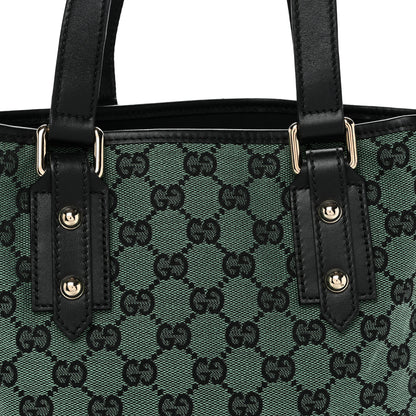 Gucci Monogram Tote Bag Green 8 of 10