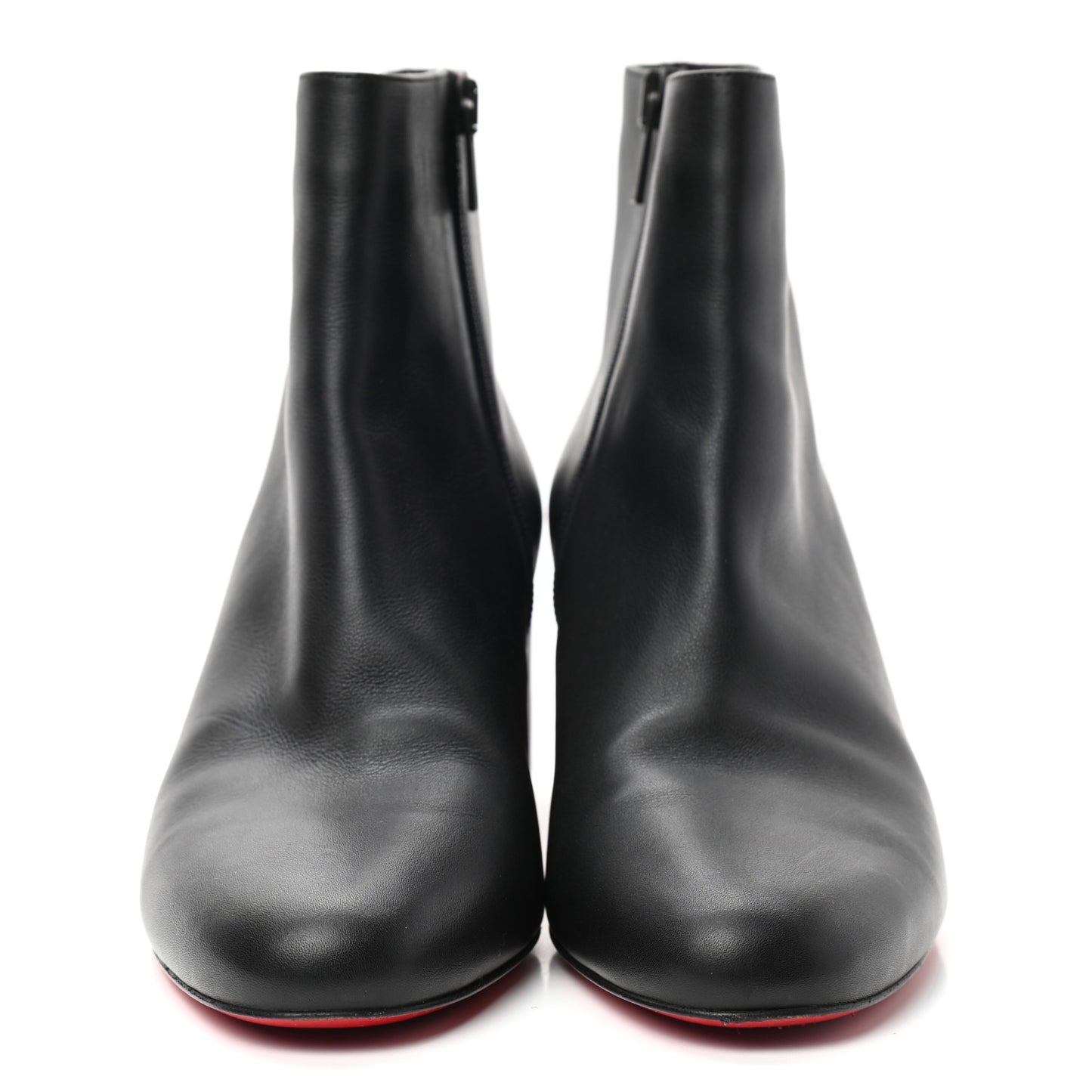 Calfskin Turela 55 Ankle Boots 38.5 Black