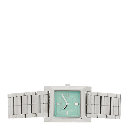 Tiffany Stainless Steel Diamond 22mm 1837 Makers Square Quartz Watch Tiffany Blue 2 of 5
