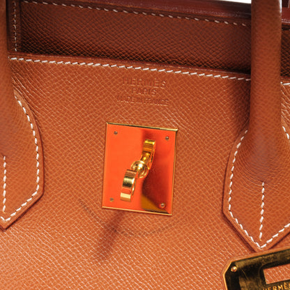 Hermes Courchevel HAC Birkin 32 Gold 6 of 8