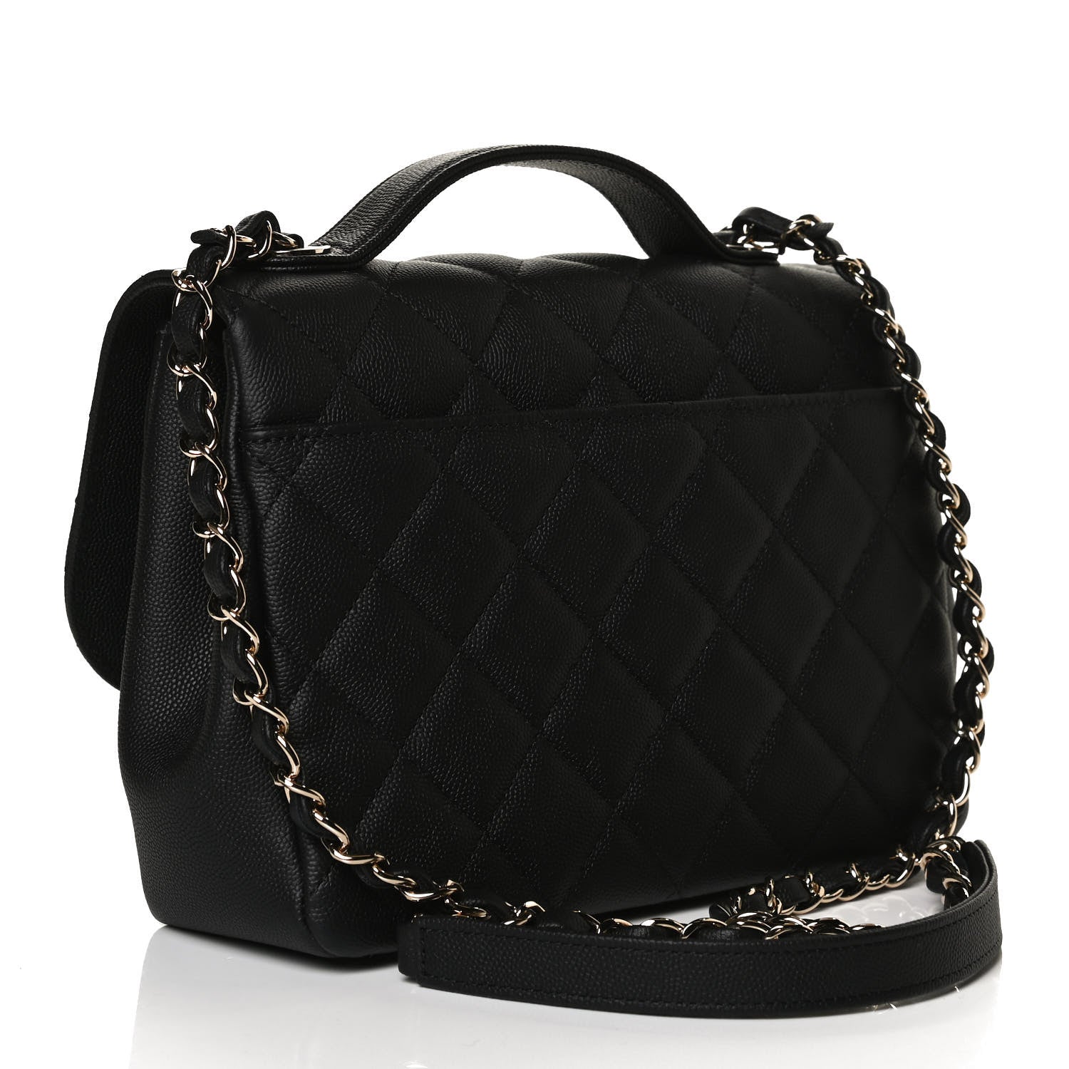 Chanel Caviar Quilted Medium Business Affinity Flap Black 3 of 10