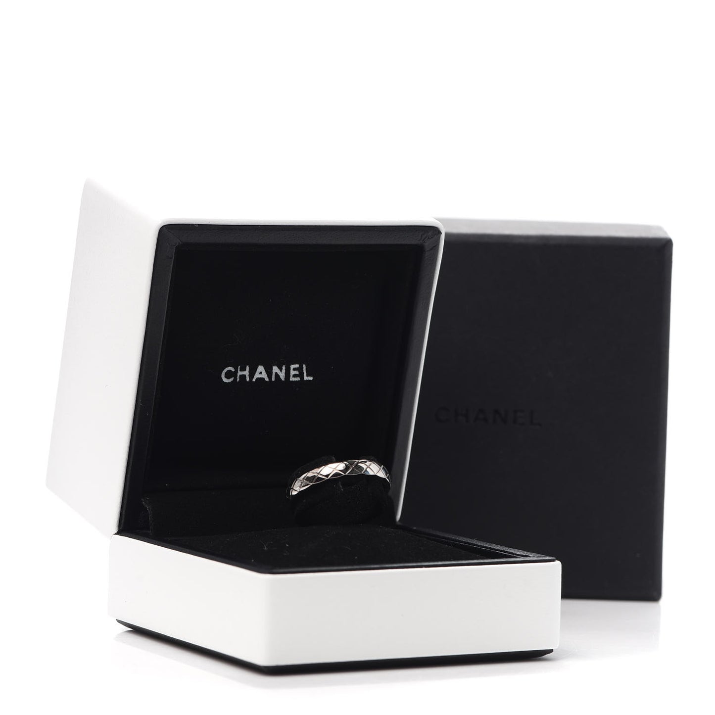 18K White Gold Mini Coco Crush Ring 54 6.75