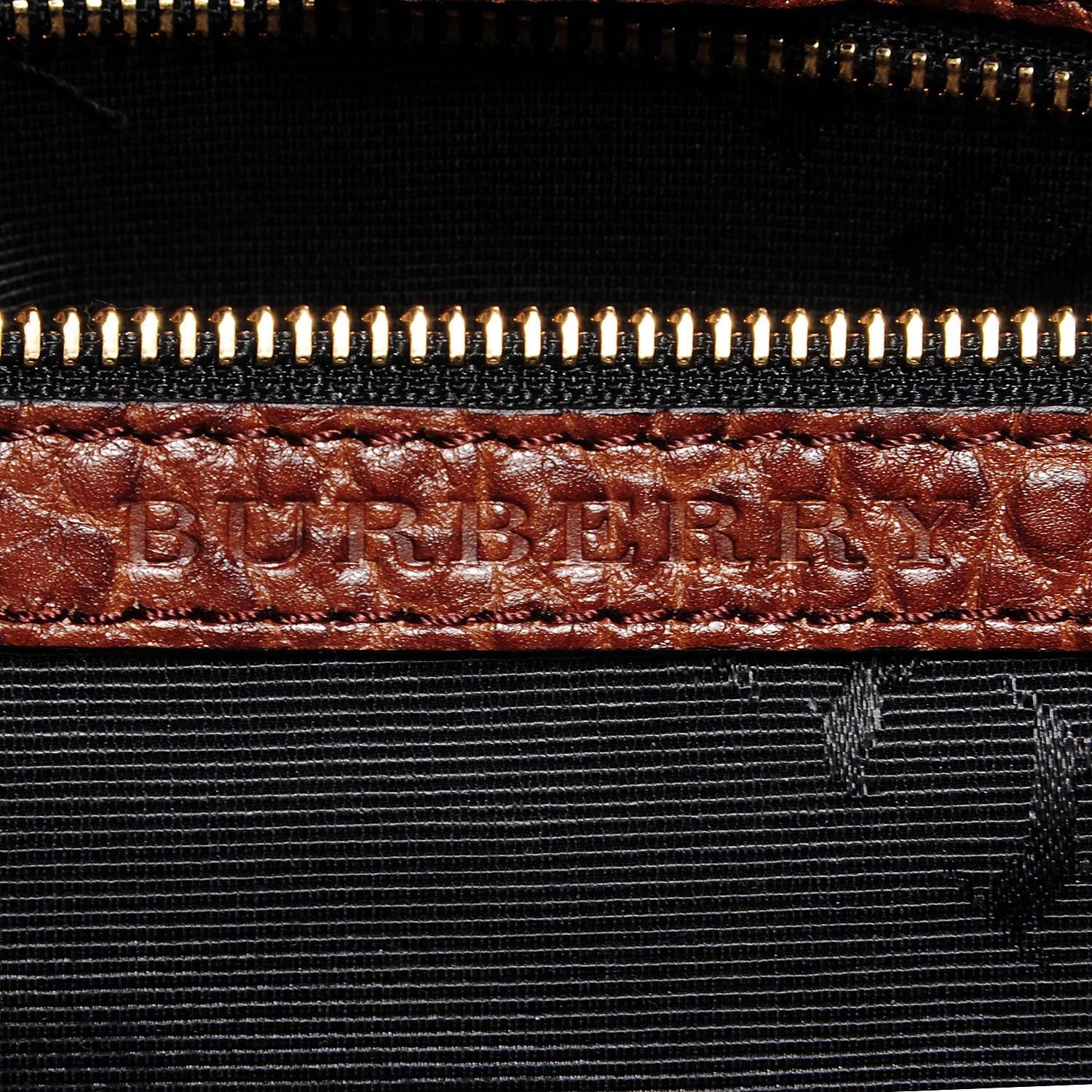 Burberry Heritage Grain Medium Woodbury Tote Brown 7 of 11