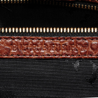 Burberry Heritage Grain Medium Woodbury Tote Brown 7 of 11