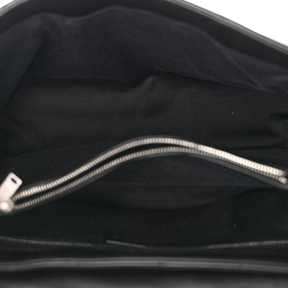 Saint Laurent Calfskin Y Quilted Monogram Large Loulou Chain Satchel Black 5 of 11