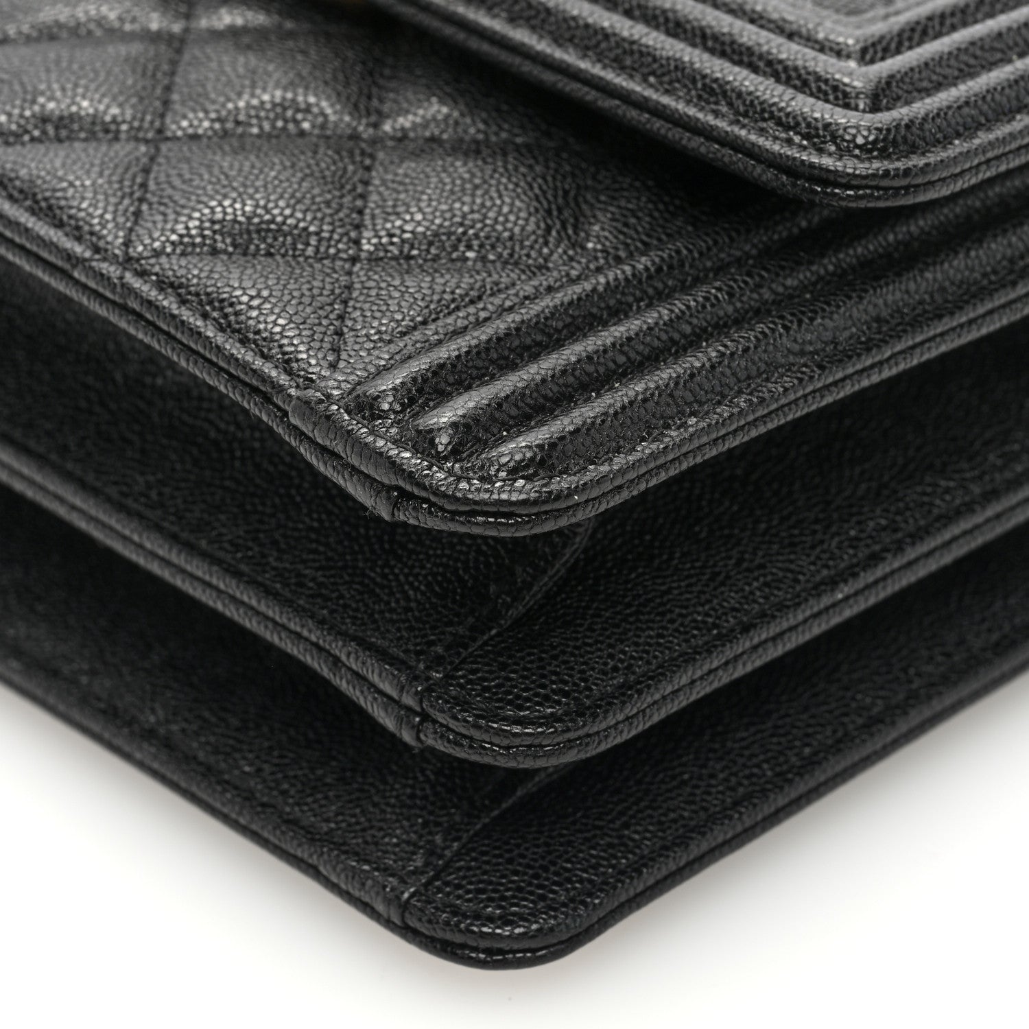 Chanel Caviar Quilted North South Boy Flap Black 10 of 10