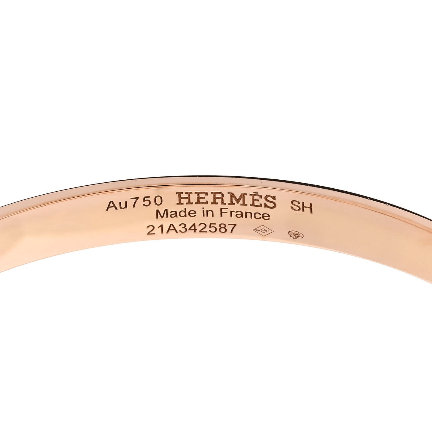 18K Rose Gold PM Collier De Chien Bracelet SH