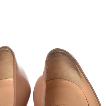 Christian Louboutin Patent Bianca 140 Pumps 38.5 Nude 10 of 13