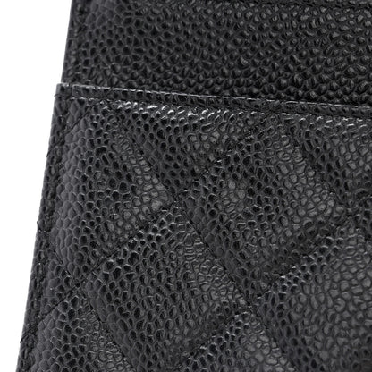 Chanel Caviar Quilted Wallet on Chain WOC Black 12 of 13