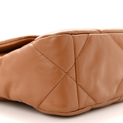 Chanel Lambskin Quilted Medium Chanel 19 Flap Brown 9 of 11