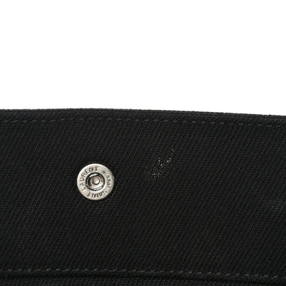 Saint Laurent Linen Calfskin Rive Gauche Tote Black 9 of 9