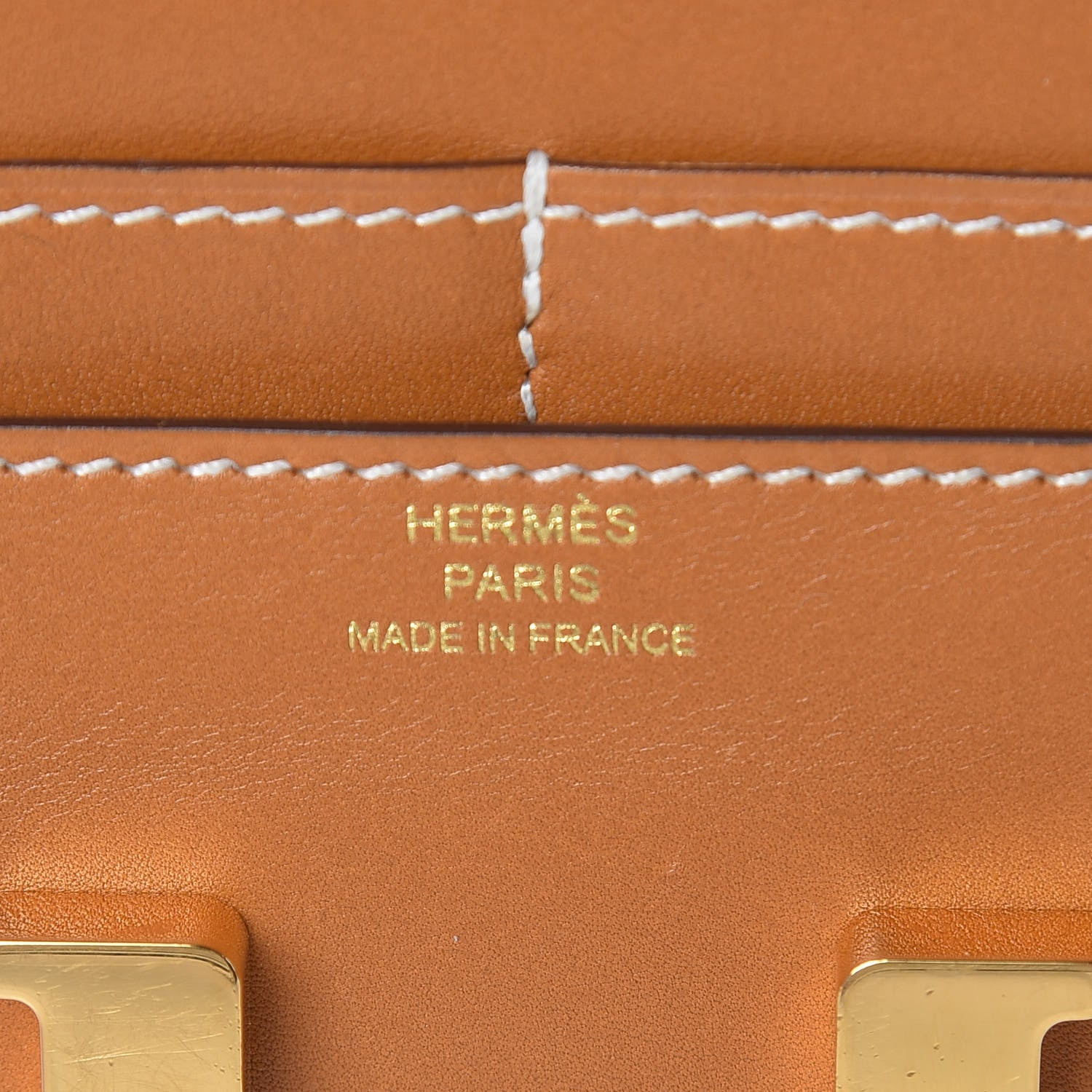 Hermes Tadelakt Constance Short Wallet Gold 6 of 11