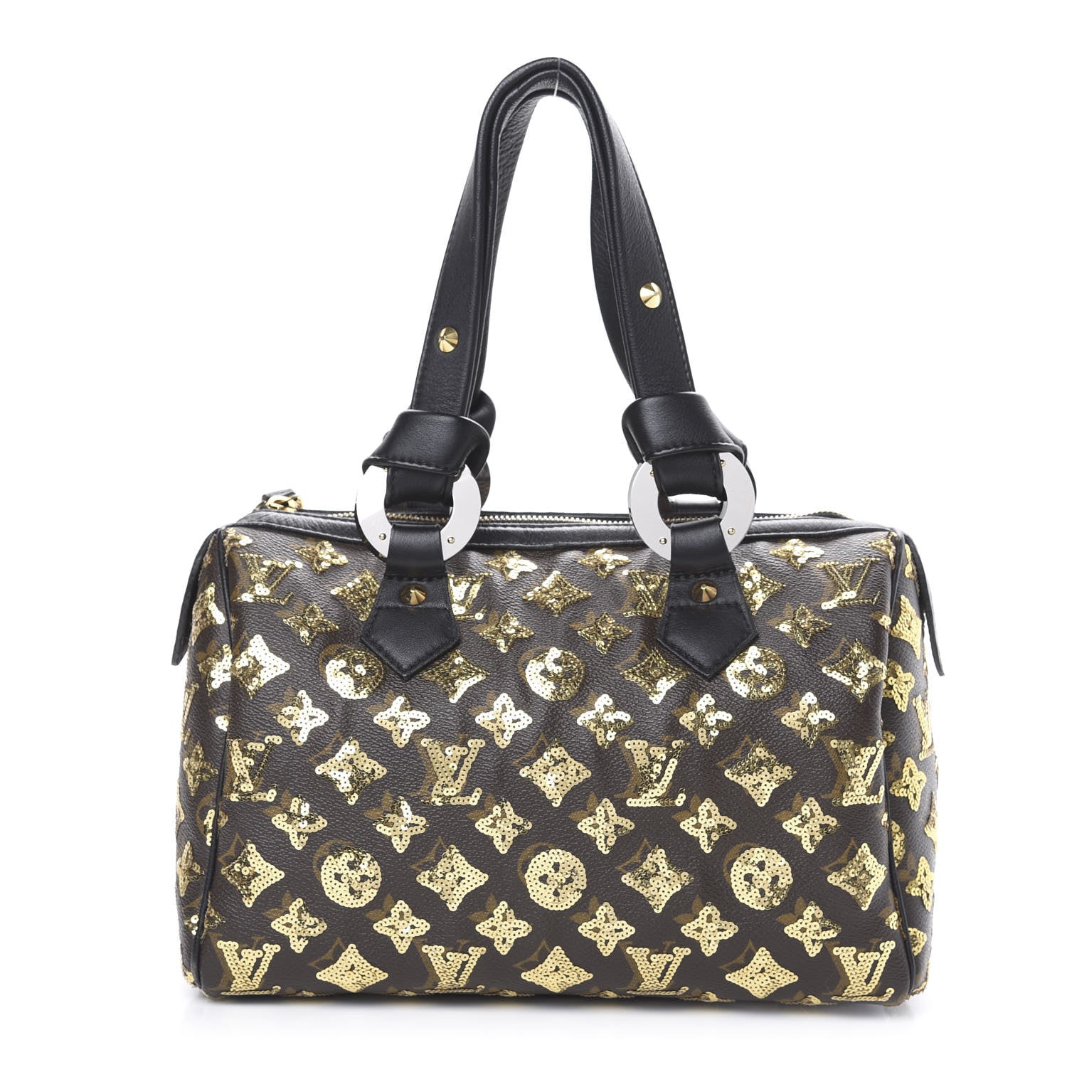 Louis Vuitton Monogram Sequins Eclipse Speedy 28 Gold 1 of 14