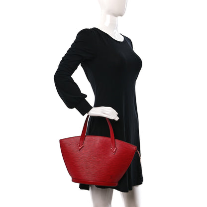 Louis Vuitton Epi Saint Jacques PM Castillan Red 2 of 9