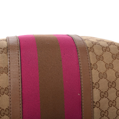 Gucci Monogram Vintage Web Medium Boston Maple Brown 18 of 19