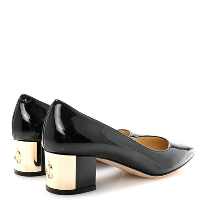 Jimmy Choo Patent Rydea 45 Pumps 36 Black 5 of 9