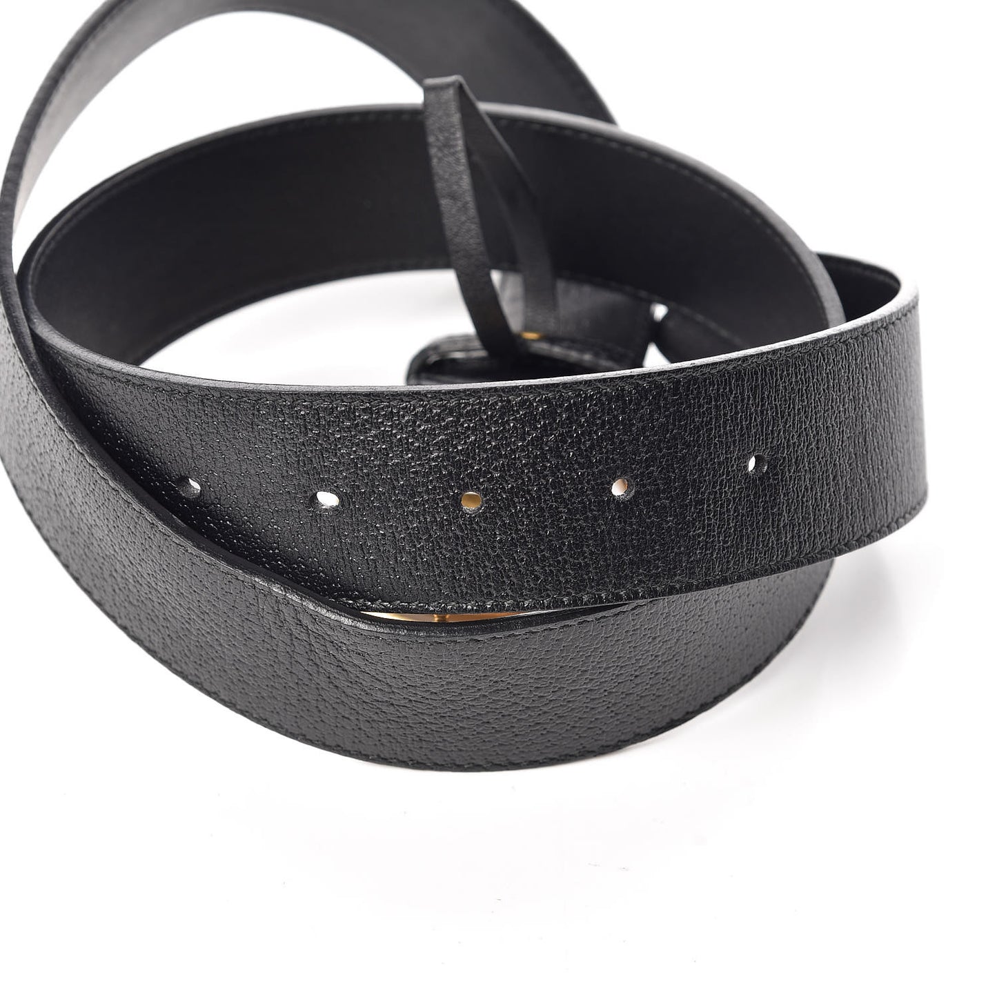 Textured Calfskin Double G 40mm Belt 90 36 Black