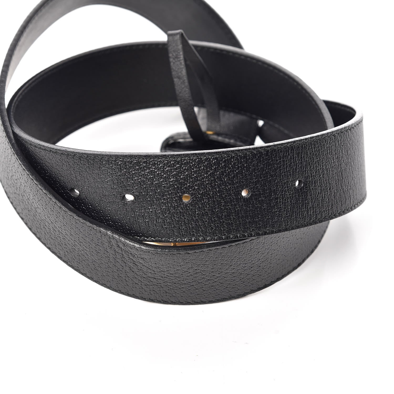 Gucci Textured Calfskin Double G 40mm Belt 90 36 Black 5 of 7