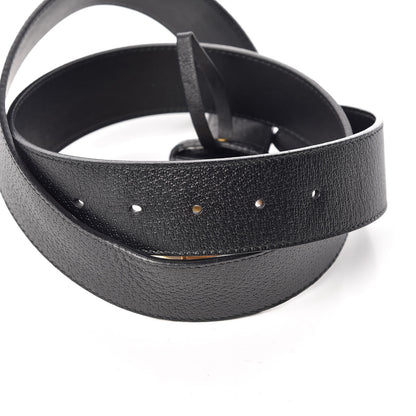 Gucci Textured Calfskin Double G 40mm Belt 90 36 Black 5 of 7