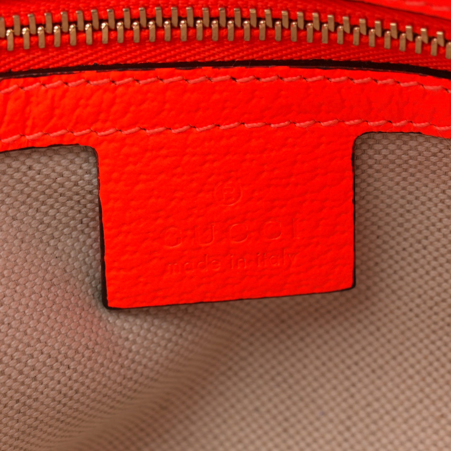 Gucci Canvas Flora Floral Shoulder Bag White Orange Fluo 6 of 12