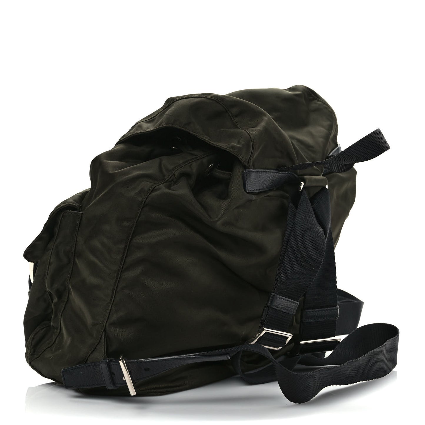 Tessuto Nylon Vela Medium Backpack Mimetico