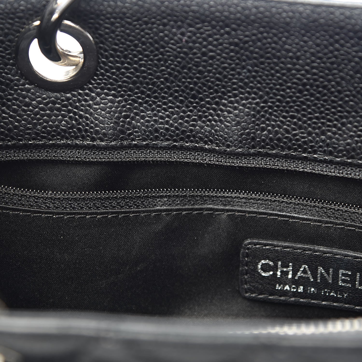 Chanel Caviar Quilted Grand Shopping Tote GST Black 8 of 15