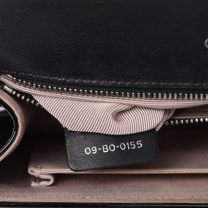 Christian Dior Patent Medium Diorama Flap Bag Black 7 of 9