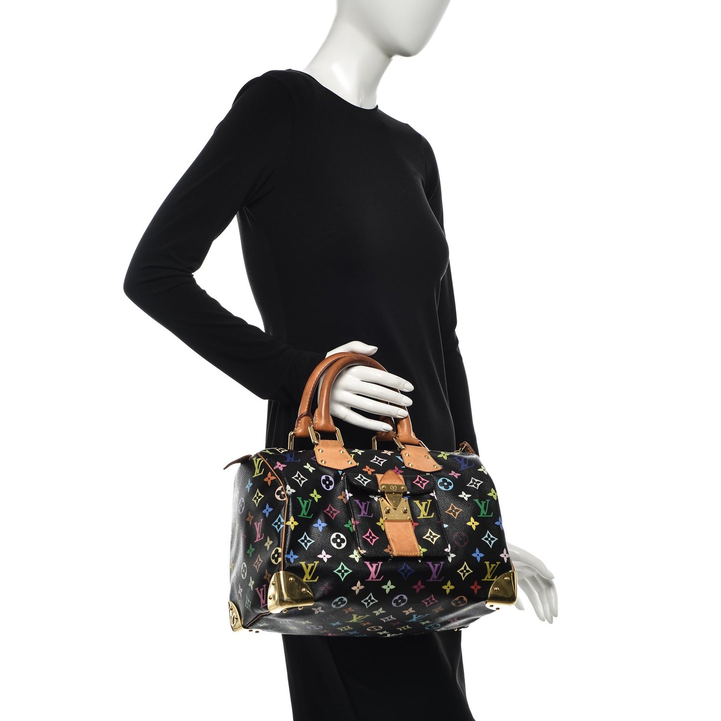 Monogram Multicolor Speedy 30 Black