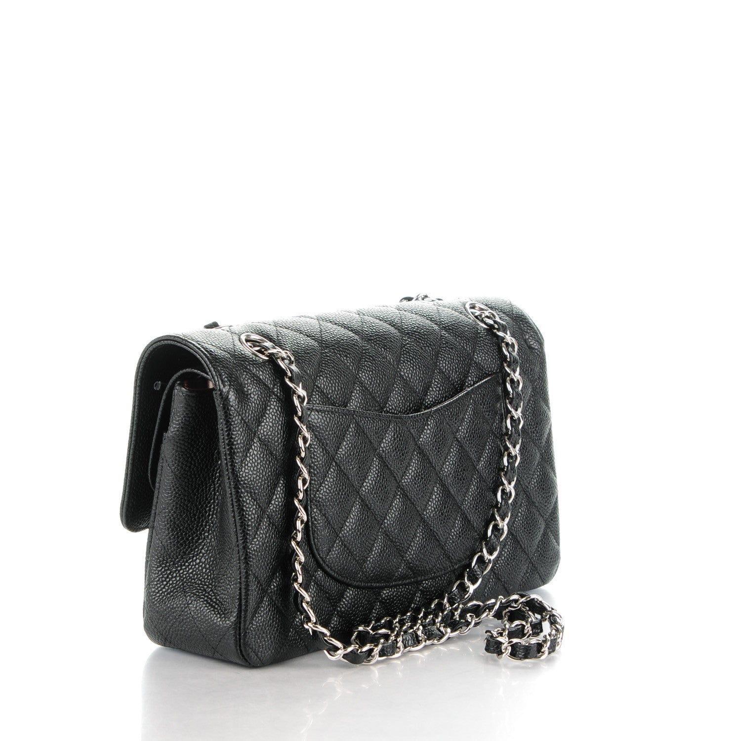 Chanel Caviar Quilted Medium Double Flap Black 3 of 8