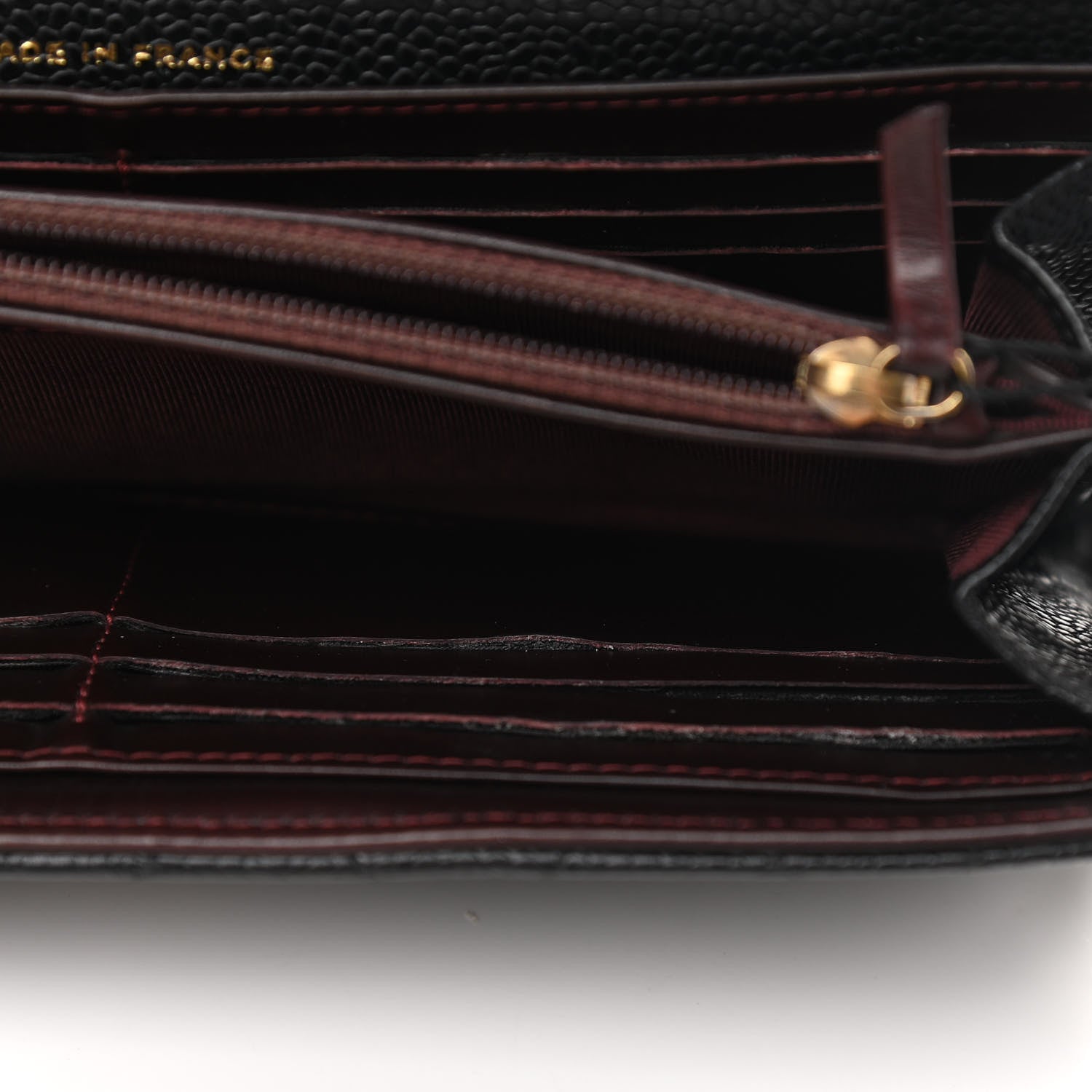 Chanel Caviar Quilted Large Gusset Flap Wallet Black 14 of 14