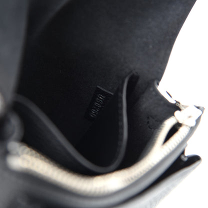 Louis Vuitton Soft Calfskin Mini My Lockme Chain Pochette Black 9 of 11
