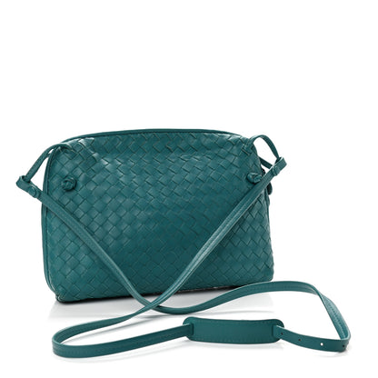 Bottega Veneta Nappa Intrecciato Nodini Crossbody Messenger Mallard 3 of 11