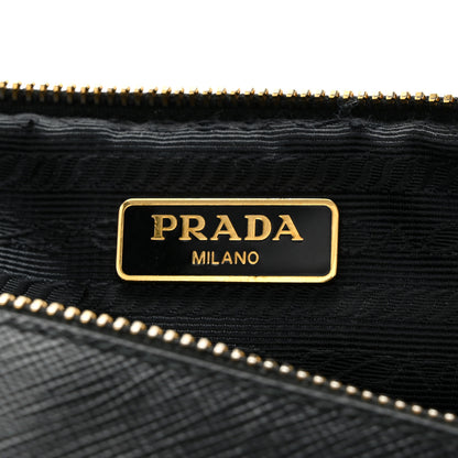 Prada Saffiano Mini Camera Crossbody Bag Black 7 of 10