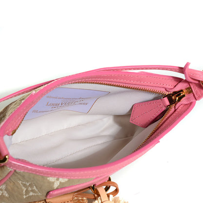 Louis Vuitton Monogram Sabbia Pochette Accessories Rose 5 of 8