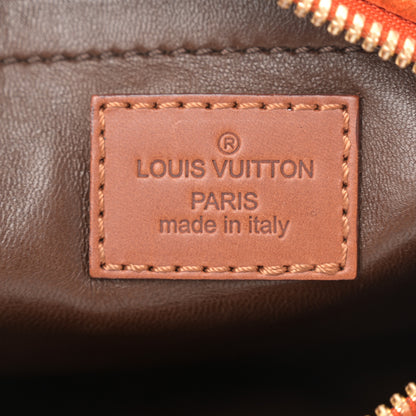 Louis Vuitton Suede Mahina Fleurs Onatah PM Orange 6 of 9