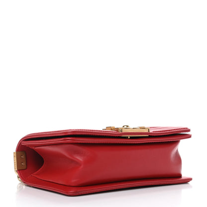 Chanel Lambskin Quilted Small Boy Flap Red 3 of 4