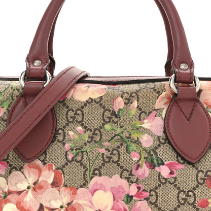 Gucci GG Supreme Monogram Blooms Small Boston Beige Multicolor Dry Rose 7 of 13
