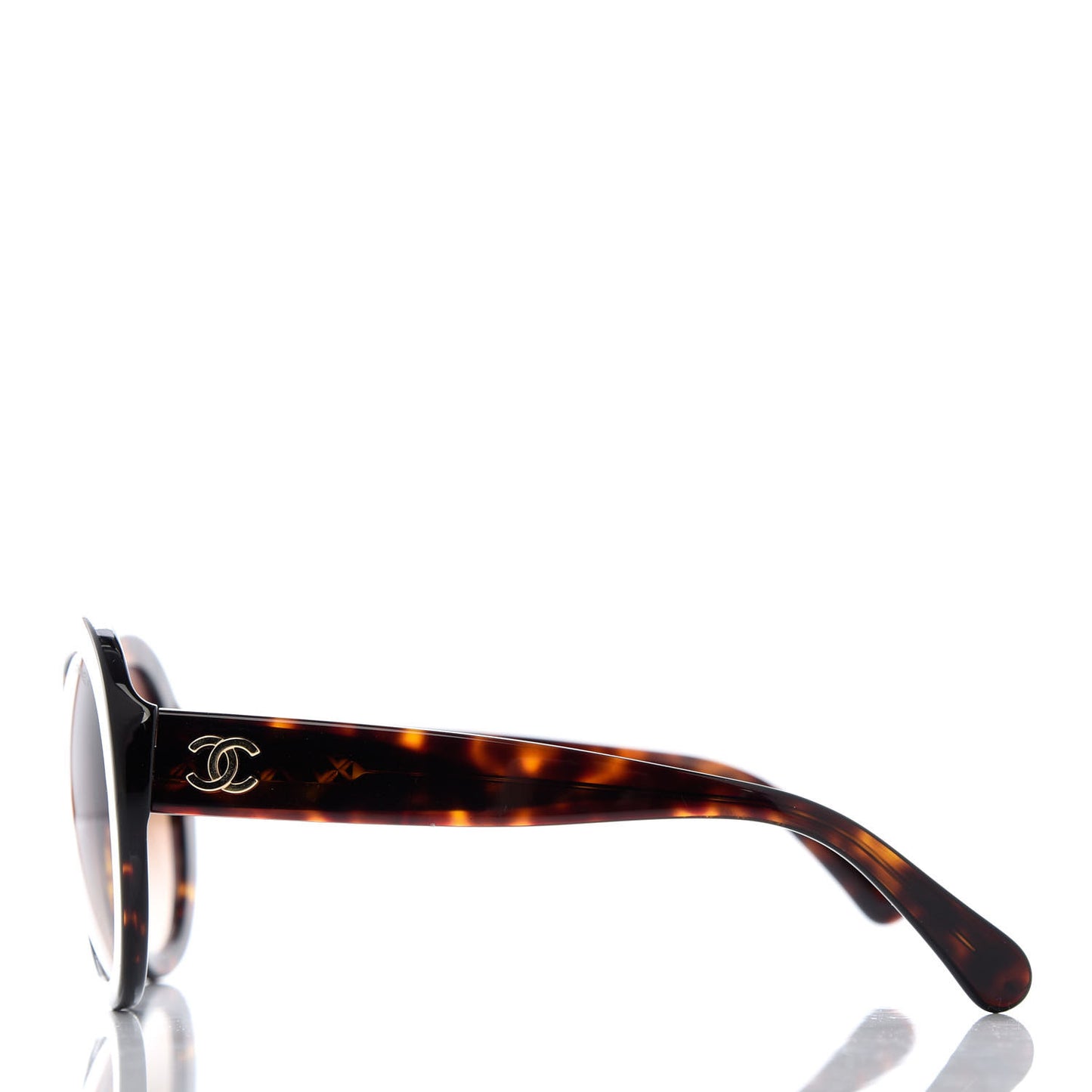 Oval CC Sunglasses 5372 Tortoise