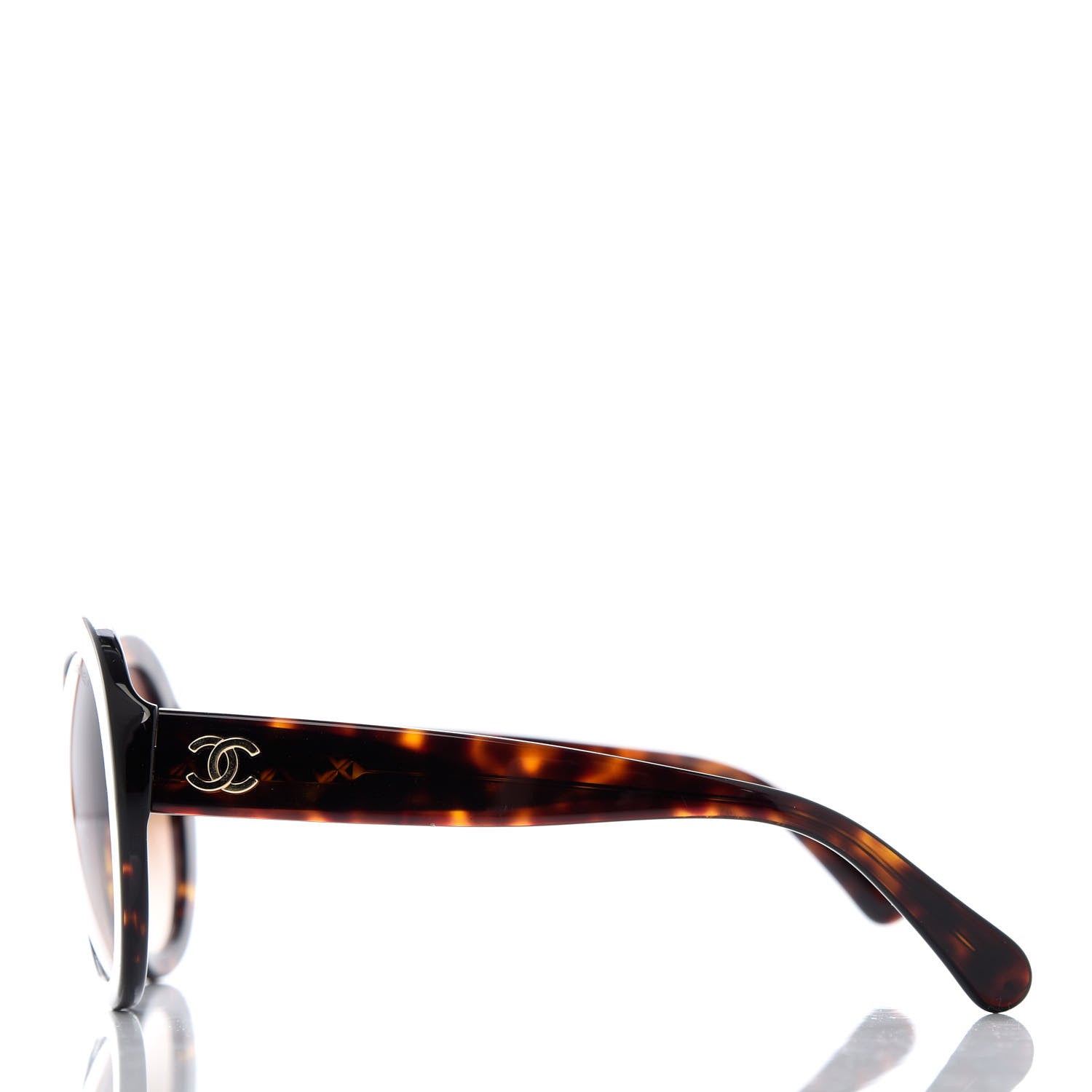 Chanel Oval CC Sunglasses 5372 Tortoise 3 of 9