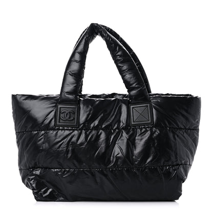 Chanel Nylon Quilted Medium Coco Cocoon Reversible Tote Black 1 of 7
