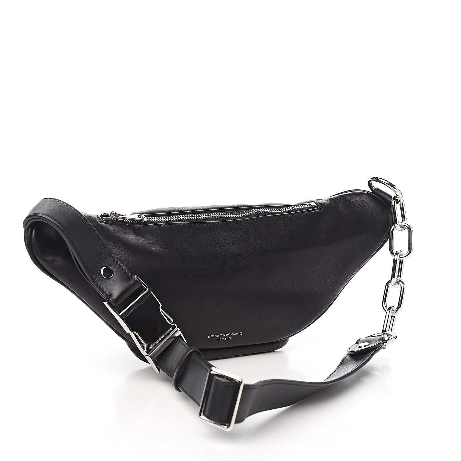 Alexander Wang Lambskin Attica Belt Bag Black 2 of 9