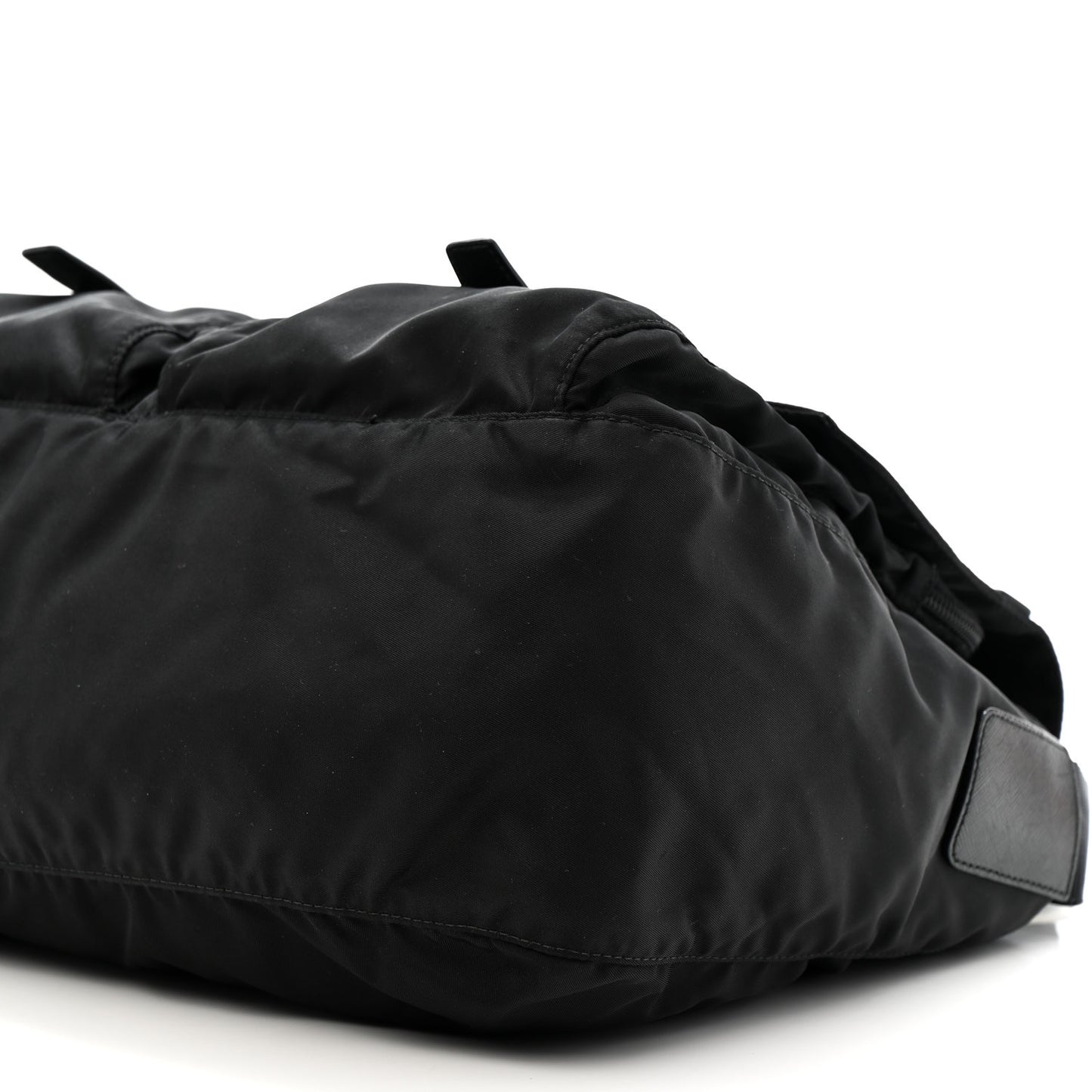 Nylon Vela Sport Messenger Bag Black