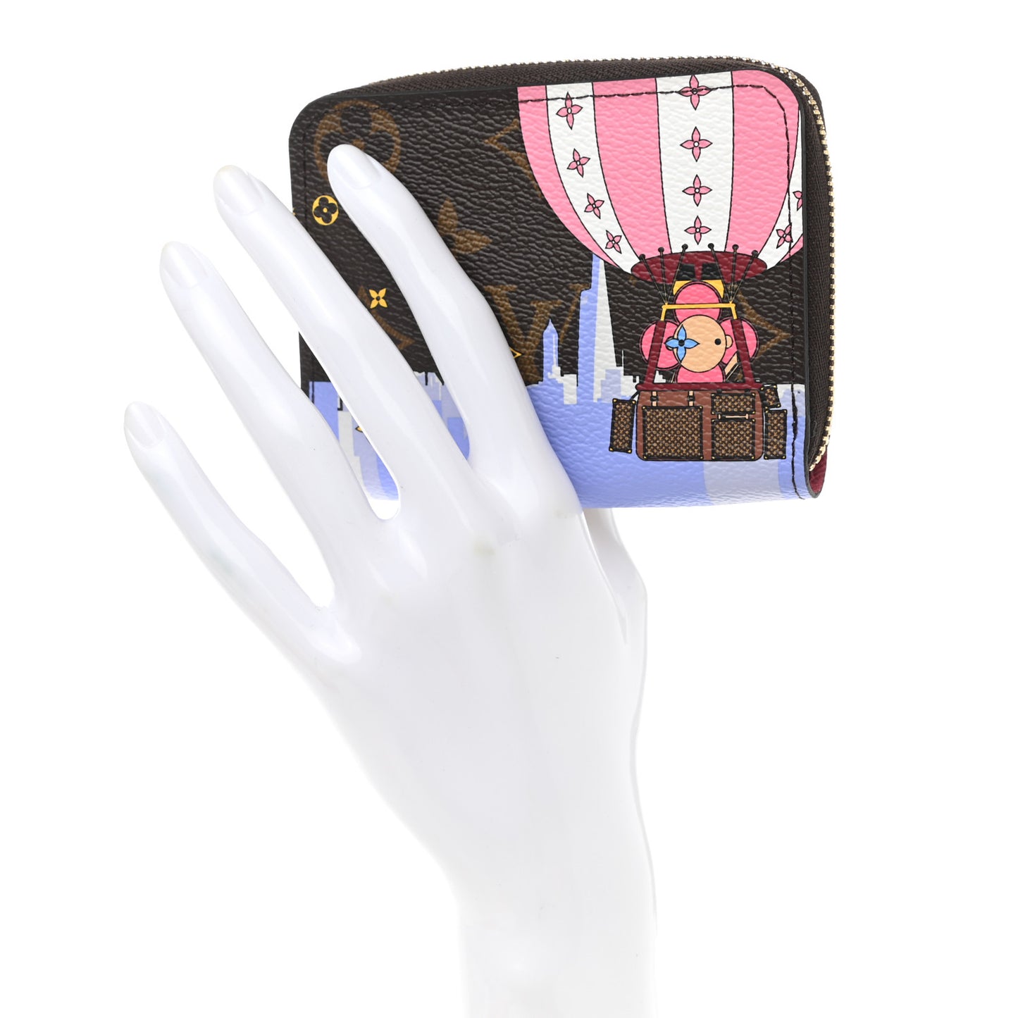 Monogram 2019 Christmas Animation Zippy Coin Purse