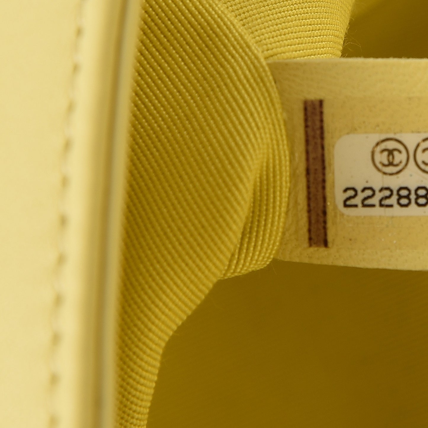 Lambskin Quilted Medium Boy Flap Yellow