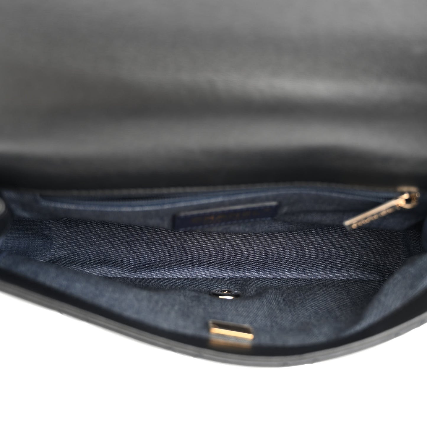 Lambskin Quilted Resin Bi-Color Chain Flap Bag Black