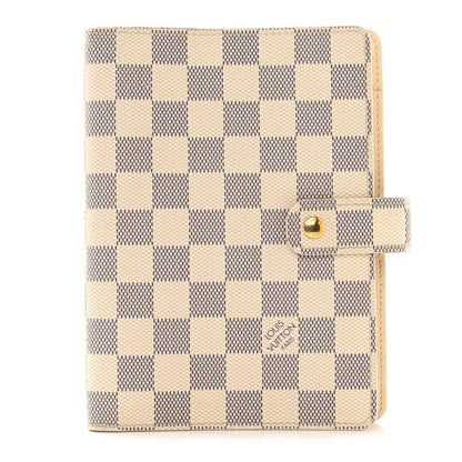 Louis Vuitton Damier Azur Medium Ring Agenda Cover 1 of 12