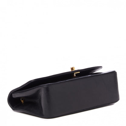 Chanel Lambskin Quilted Small Single Flap Bag Black 3 of 9