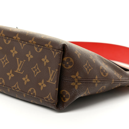 Louis Vuitton Monogram Tuileries Besace Caramel Rouge 10 of 17